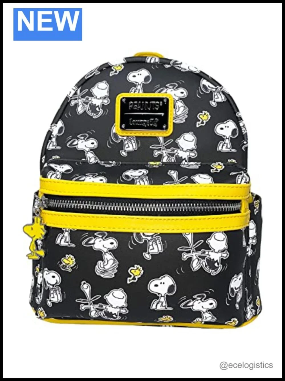 Loungefly Peanuts Snoopy Charlie Brown Allover Print Faux Leather Women's